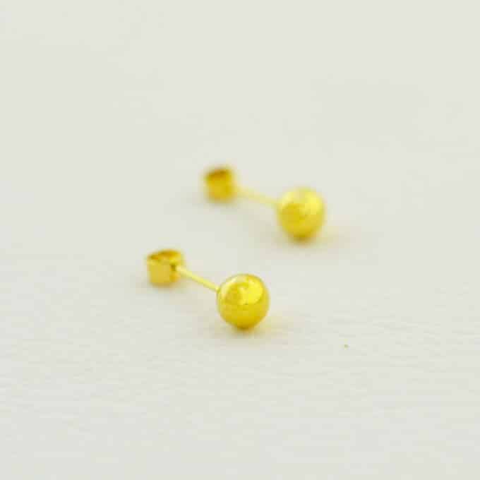 aretes de oro para bebe