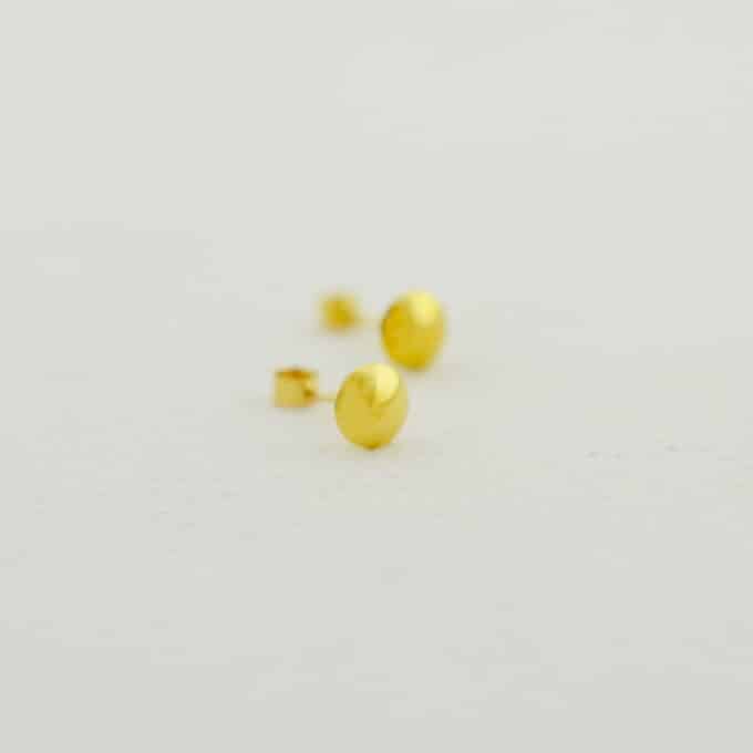 Aretes para Bebé de Oro 18k -  Modelo Lentejitas - Imagen 2