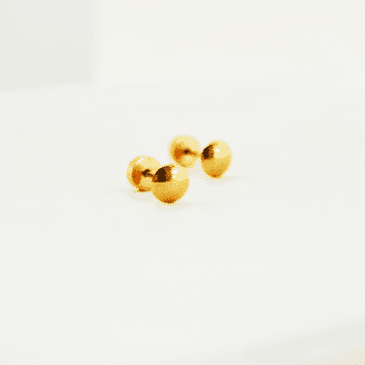 aretes de oro