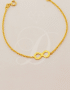 Pulsera de Oro 18k  con Infinito