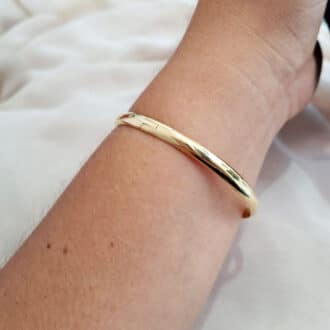 pulsera gruesa de oro