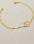 Pulsera de Oro 18k  - Corazón Familia