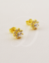 Aretes Lirio blanco