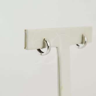 argollas de oro blanco 18k