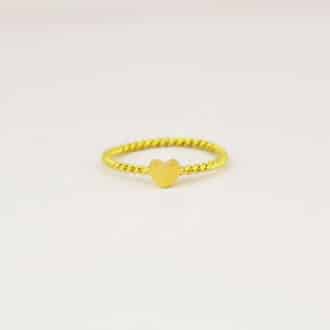 Anillo corazón