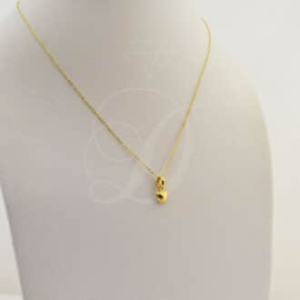 Corazon de oro amarillo