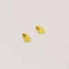 aretes Corazón Amarillo Aretes de bebe