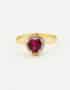 Anillo con Corazón Rubí Toscana
