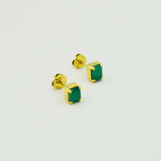 aretes esmeraldas colombianas
