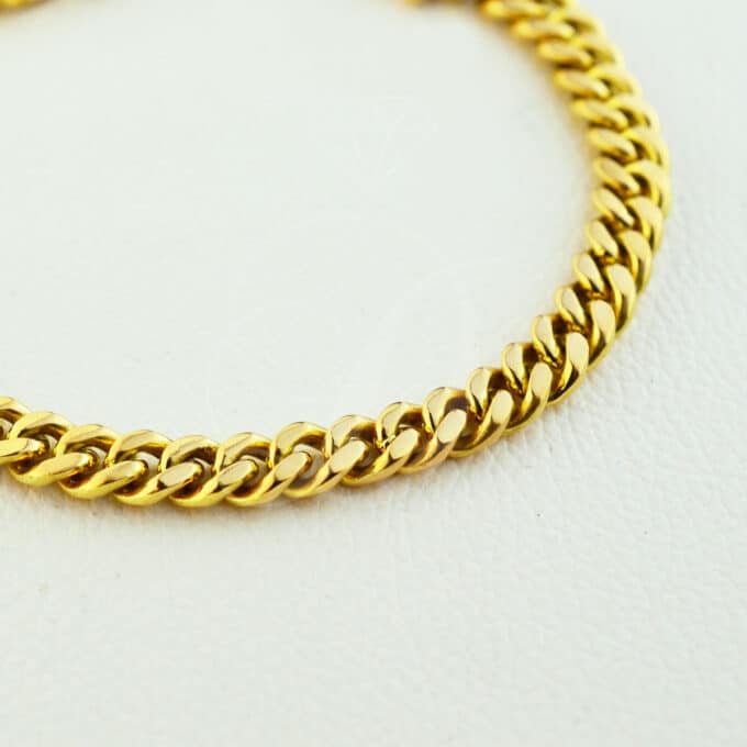 pulsera de oro para hombre