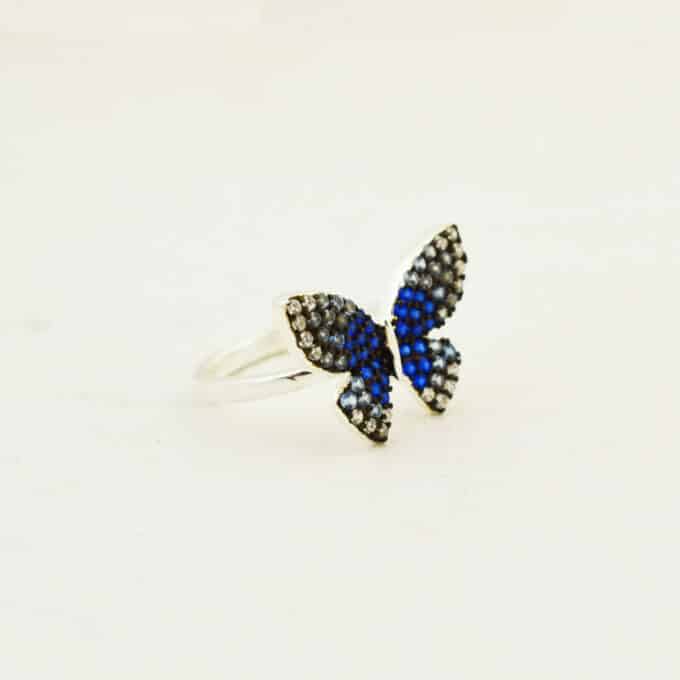 anillo mariposa