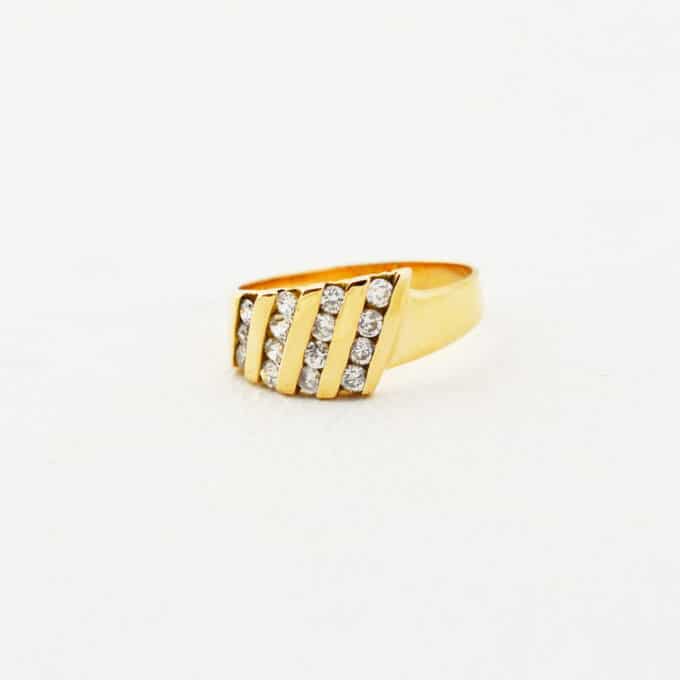 anillo de oro para mujer
