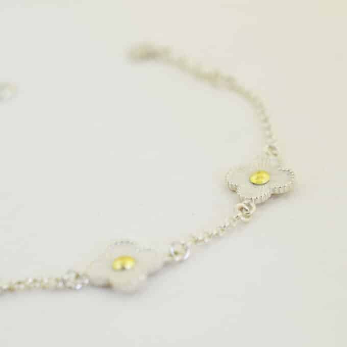 Pulsera de Plata - Estilo Van Cleef Silver - Imagen 3