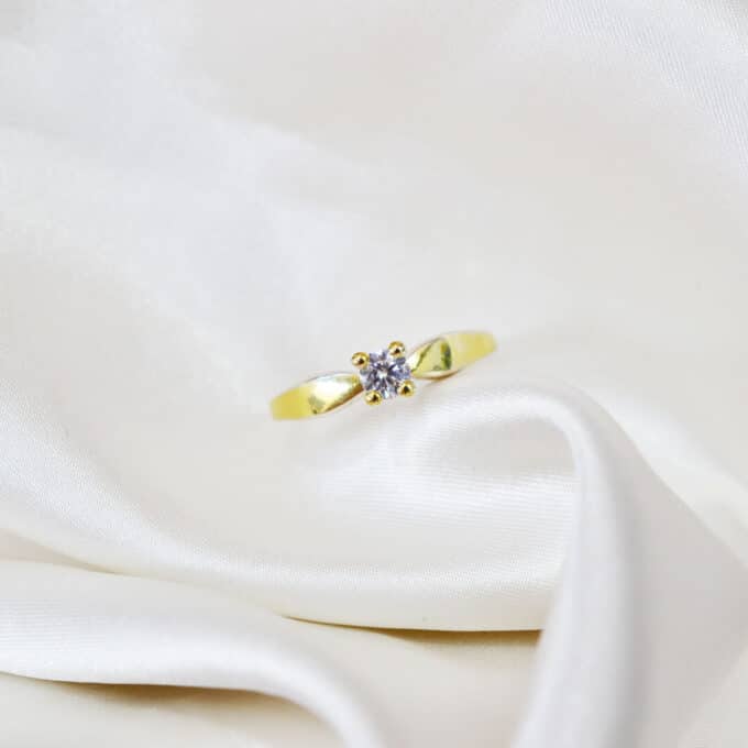 Anillo de Plata y oro 18k - Eira - Imagen 4