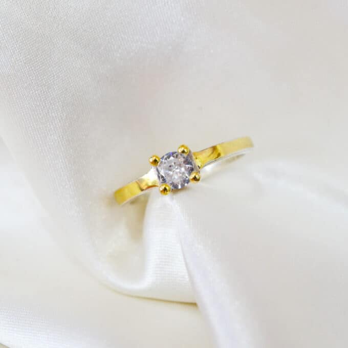 Anillo de Plata y Oro 18k -  Odana - Imagen 3