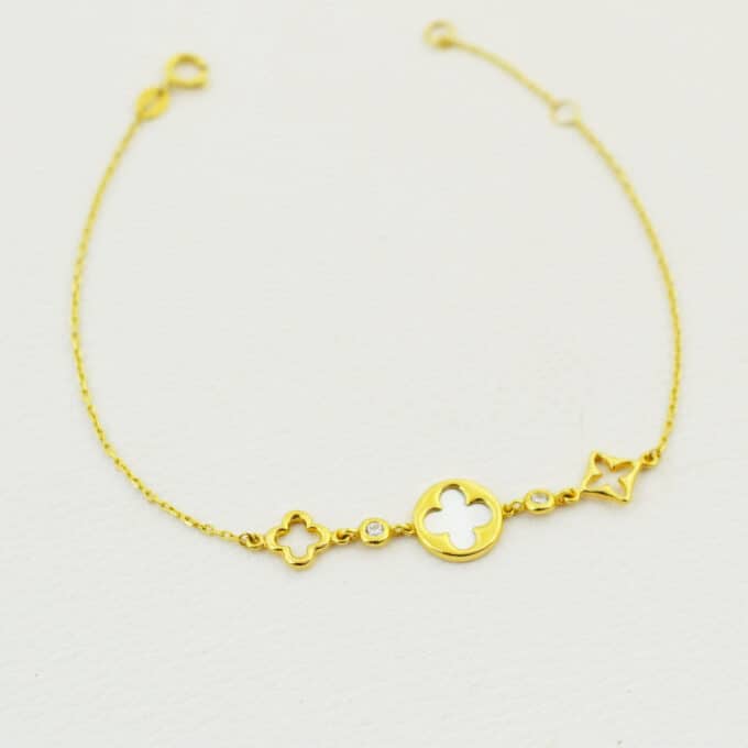 Pulsera Van Cleef Gold - Imagen 4