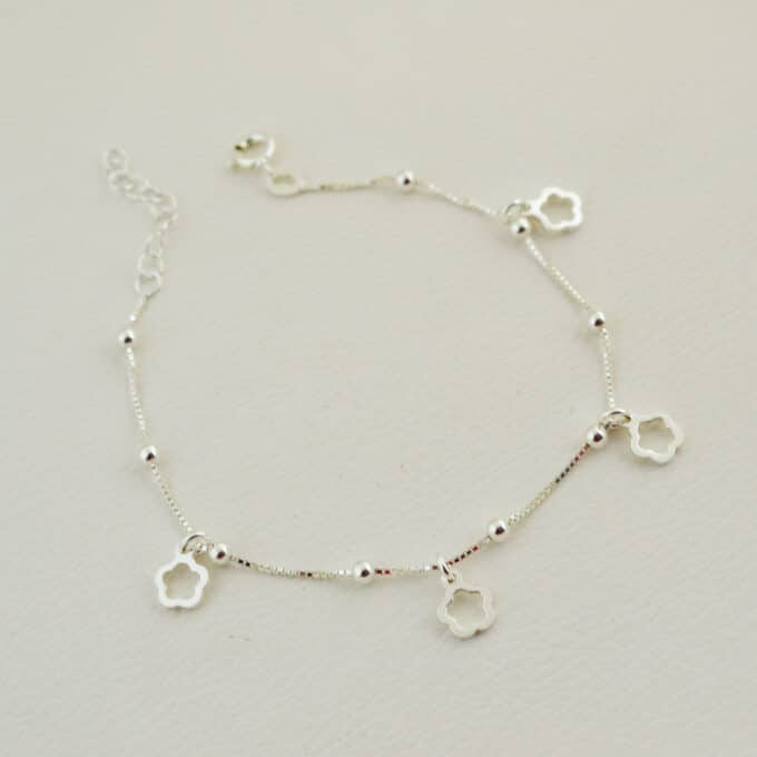 Pulsera de Plata Flores de Primavera - Imagen 2