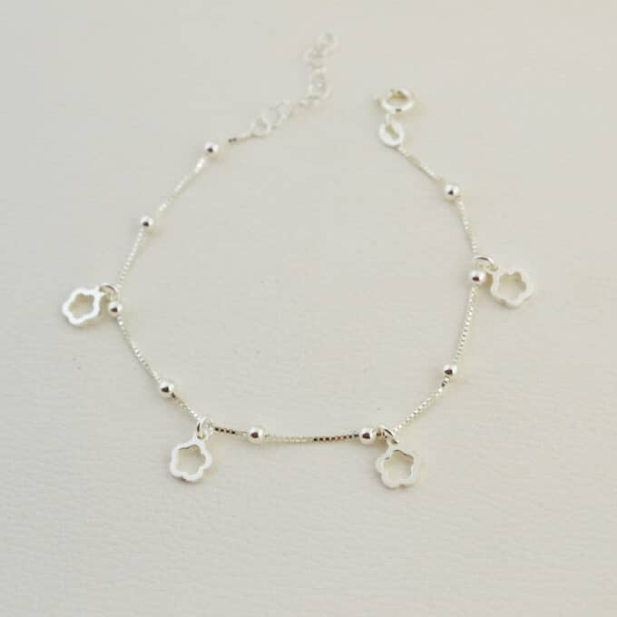 Pulsera de Plata Flores de Primavera - Imagen 3