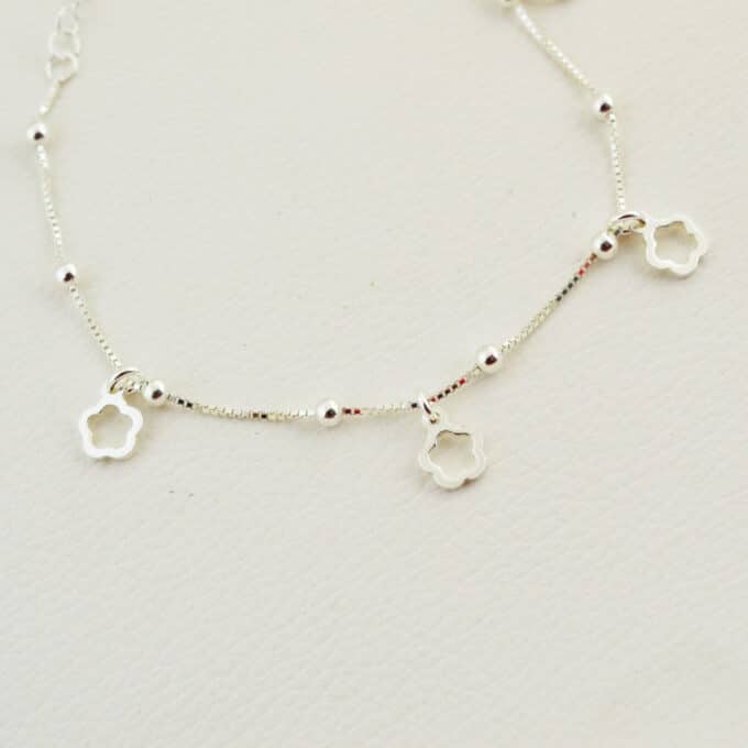 Pulsera de Plata Flores de Primavera - Imagen 4