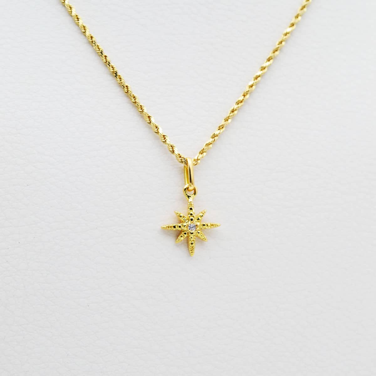 Collar de oro 18k - Estrella Polaris - Imagen 4