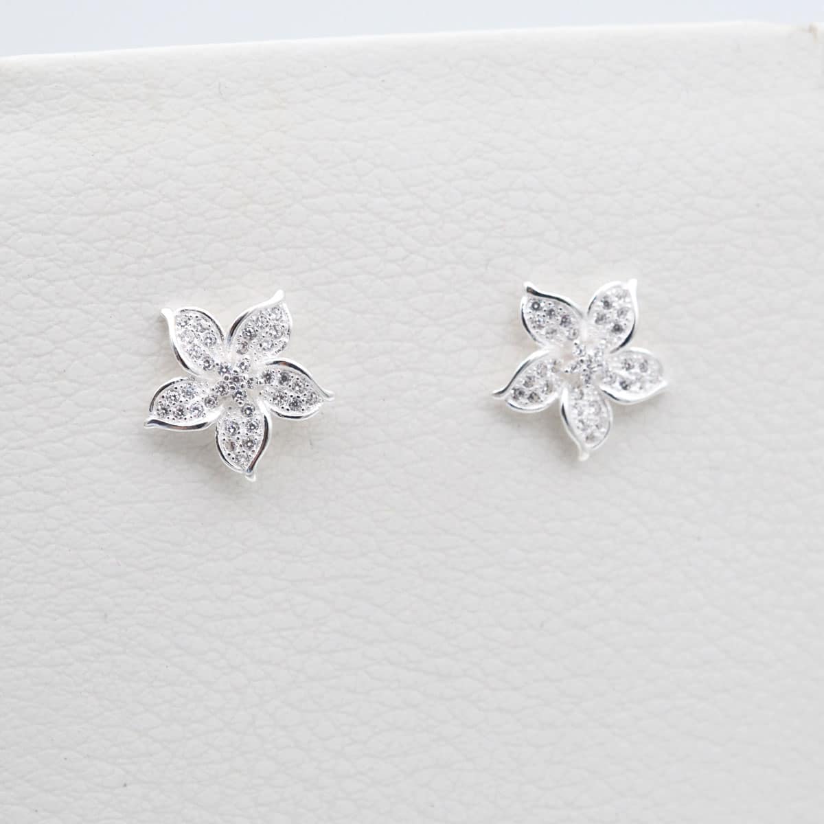 Juego de Joyas de Plata - Flores de Luna - Imagen 4