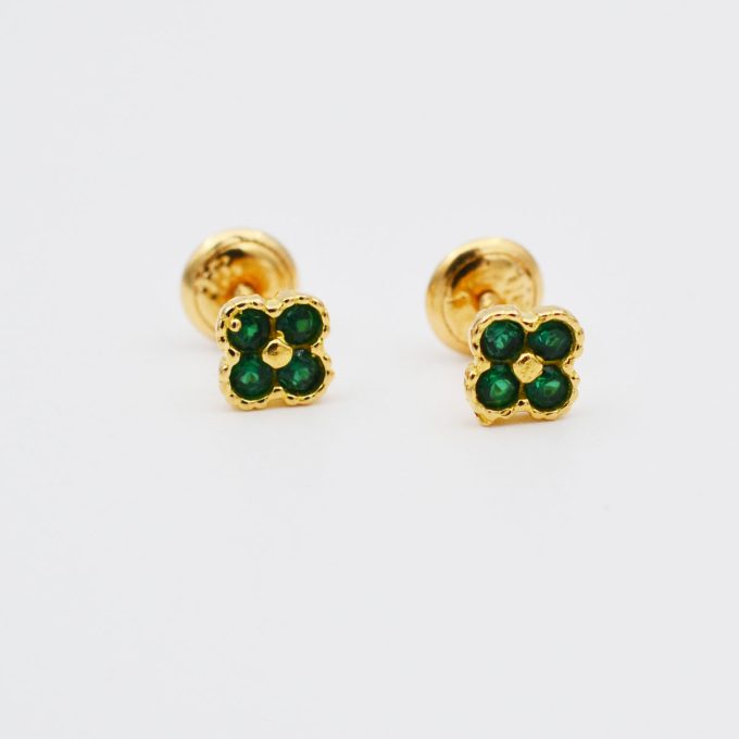 aretes flor fortuna