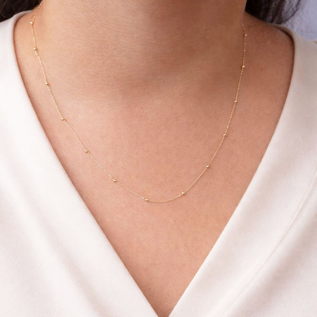 Collar de oro 18k italiano - Modelo Satélite - Imagen 3